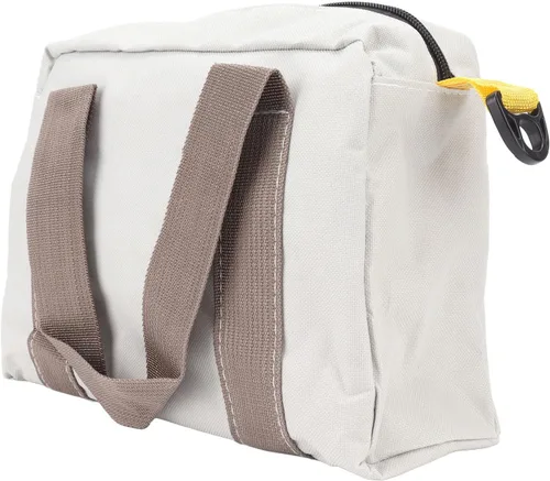 Vista 5 de Bolsa de herramientas de boca ancha, bolsa de almacenamiento de herramientas impermeable, bolsa de herramientas multiuso con cremallera, bolsa