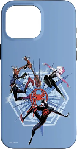 Vista 19 de Funda para iPhone 16 Marvel Spider-Man: Across the Spider-Verse Miles Gwen Hobie