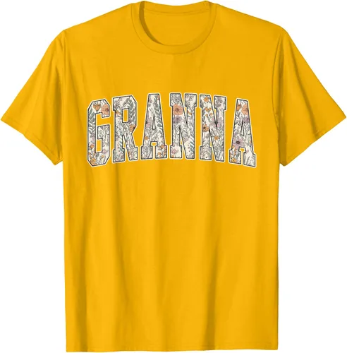 Vista 43 de Granna - Camiseta retro para el día de la madre Negro