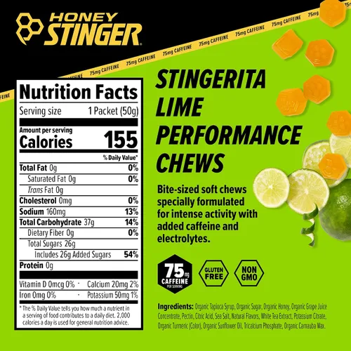 Vista 2 de Masticables de energía orgánica de Honey Stinger