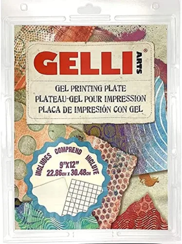Vista 9 de Gelli Arts Placa de impresión de gel redonda de 4
