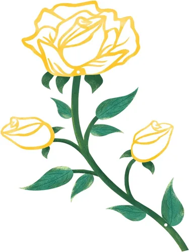 Vista 8 de ESTART Decoración de pared de rosas de metal negro para baño, 15 pulgadas de alto, bonito arte de pared floral de metal para el día de San Valentín