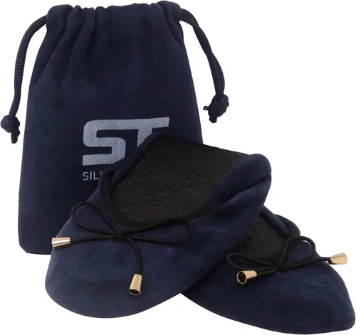 Vista 40 de Silky Toes Zapatos planos plegables para mujer, zapatos de ballet para A-Negro