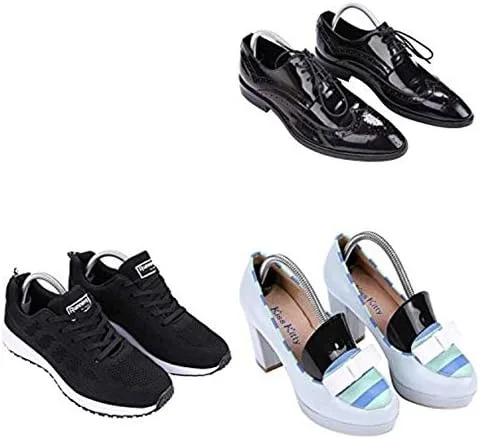 Vista 6 de XINGZI 1 par de zapatos de plástico negro portátil ajustable primavera árboles zapatos talladores zapatos forma camillas botas titulares