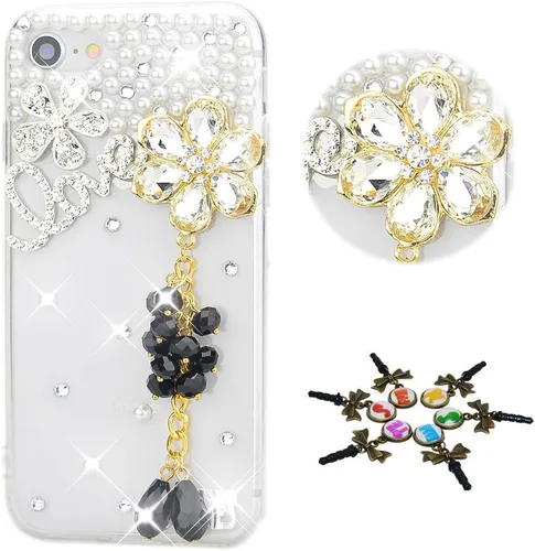 Vista 7 de Funda para iPod Touch 6, diseño de cristales brillantes, 100 + 3D, hecha a mano, para iPod Touch 5 y iPod Touch 6 - iPod6LUXURY180802-2
