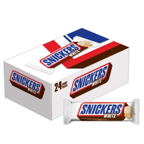 Vista 7 de SNICKERS Barras de Chocolate con Leche y Almendras, Paquete a Granel, Barras de 1.76 oz (Paquete de 24)