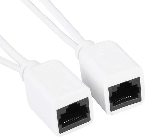 Vista 6 de 10 pares de cámaras de red Poe Rj45 cable, adaptador de alimentación a través de Ethernet inyector + divisor CC 12 V.
