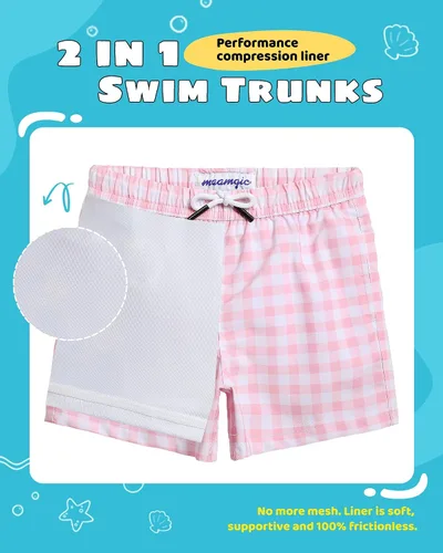 Vista 122 de maamgic Traje de baño para niños con forro de compresión elástico para niño