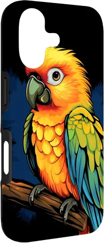 Vista 3 de Sun Conure - Funda para iPhone 17, diseño de pájaro tropical