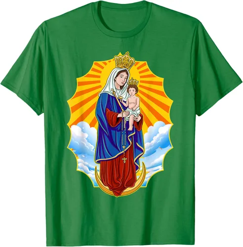 Vista 3 de Chinita Chiquinquira Venezuela Maracaibo Virgen Chiquinquira Chinita Zulia Camiseta negra