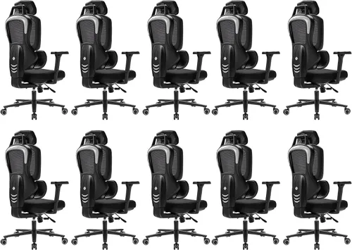 Vista 19 de EUREKA ERGONOMIC Typhon - Silla ergonómica de oficina, sillas de escritorio de oficina en casa, sillas de juegos para adultos, silla de oficina