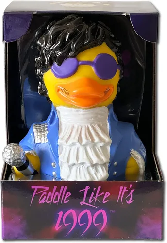 Vista 2 de CelebriDucks - Paddle Like It's 1999 - Patos de goma flotantes - Juguete de baño coleccionable como regalo para niños y adultos de todas las edades