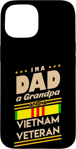 Vista 6 de Funda de regalo para iPhone 13 Pro Max I'm a Dad Grandpa And Vietnam Veteran Cool Soldier