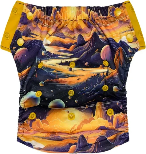 Vista 21 de EcoAble Pañal de entrenamiento reutilizable para ir al baño con inserto, pantalones de entrenamiento de tela diurna para niños pequeños y niños