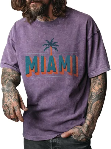 Vista 37 de domirica Camisas holgadas lavadas para hombre, sólidas, 100% algodón, camisetas cuadradas, ropa de fitness vintage, ropa de calle para gimnasio