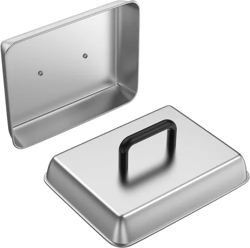 Vista 11 de SafBbcue 2 juegos de accesorios para parrilla de 12 pulgadas, cubierta de cúpula de fusión de quesos para Blackstone, Pitboss, Camp Chef Vapor Pizza
