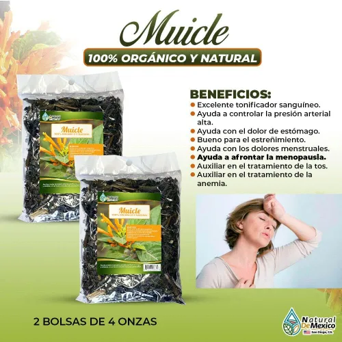 Vista 2 de Muicle Muycle Ayuda a reducir Los síntomas de la menopausia 8 oz (2 de 4oz)-8.01 oz.