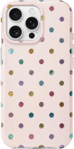 Vista 145 de Hython Funda para iPhone Air, diseño estético de lunares lindos, funda simple de 6.5 pulgadas, delgada, antiarañazos, parachoques de TPU suave, a