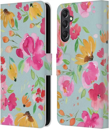Vista 220 de Head Case Designs Officially Licensed Ninola Butterfly Nature Spring Floral Leather Wallet Case Compatible with Samsung Galaxy A07 4G