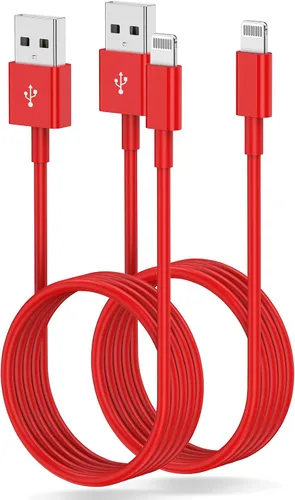 Vista 11 de Paquete de 4 cargadores de iPhone de 3 pies con certificación MFi de Apple, cable Lightning a USB de 3 pies, cable de carga rápida Apple de 3 pies
