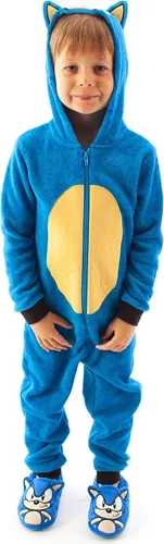 Vista 3 de Sonic The Hedgehog Mono de dormir todo en uno para niños