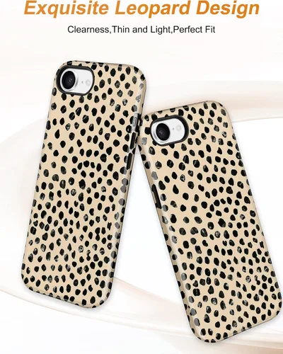 Vista 488 de Jusy Funda compatible con MagSafe con estampado de caparazón de tortuga marrón para iPhone 7/8/SE, cubierta protectora de TPU suave magnética