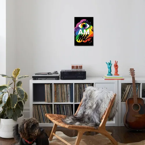 Vista 4 de Trends International Jason Naylor - Póster de pared en lienzo con diseño de ojo soy yo
