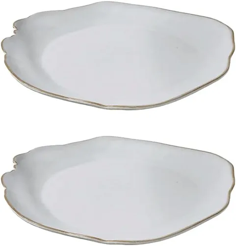 Vista 9 de Serene Spaces Living Juego de 4 cuencos de cerámica esmaltada extra pequeños con borde de forma libre, centro de mesa para bodas vintage, eventos