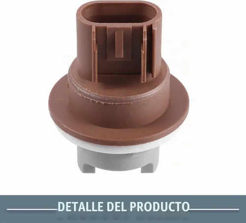 Vista 7 de Soporte de enchufe de luz de señal de estacionamiento y giro No.68030801AA para Dodge Grand Caravan 2011-2020 marrón (juego de 2)