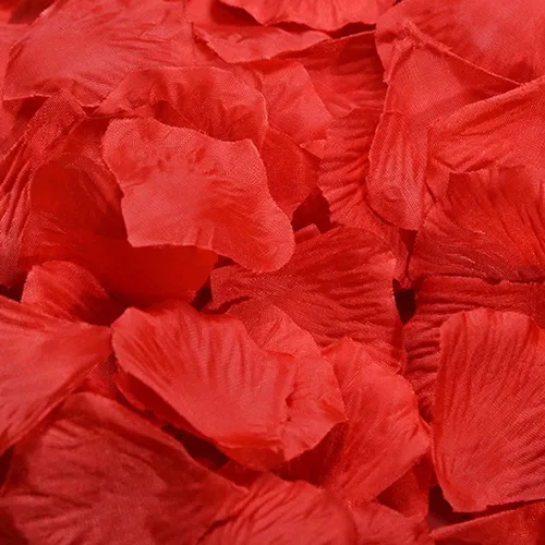 Vista 5 de 1000Qingsun - Florero de pétalos de rosa artificiales, decoración de florero para fiesta de boda, decoración de despedida de soltera, centros