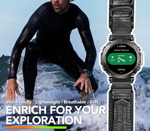 Vista 27 de Correa de reloj compatible con Amazfit T-Rex/T-Rex 2/T-Rex Pro/T-Rex Ultra/T-Rex Ultra 2, nuevo diseño de conector mejorado