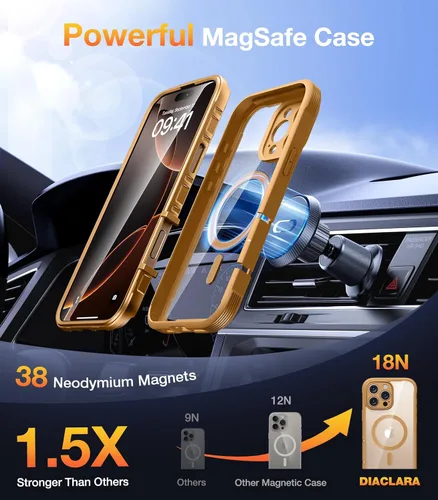 Vista 373 de DIACLARA - Funda transparente compatible con iPhone XR 6.1 pulgadas 2018