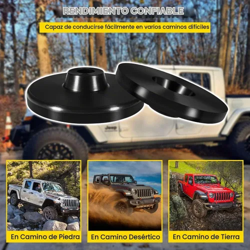Vista 4 de KJ09192 Kit de elevación trasera de 3/4 pulgadas para Jeep Gladiator JT 2020 (paquete de 2, kit de elevación trasera de 0.75 pulgadas)