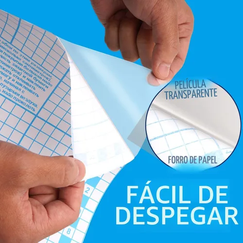 Vista 5 de Chell - Papel adhesivo transparente para libros, cubierta adhesiva para libros, 17.5 pulgadas x 5 pies