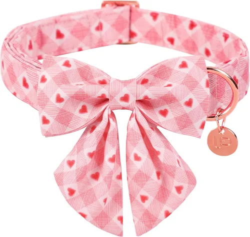 Vista 50 de Collar patriótico para perro con pajarita, collar de perro con lazo del 4 de julio, collar de bandera estadounidense para cachorros, machos