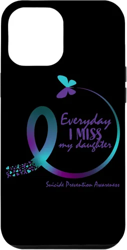 Vista 26 de Loving Memory Daughter Suicide Awareness Prevention Phone Case for iPhone 17