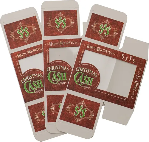 Vista 5 de Cajas de regalo en efectivo de Navidad para regalar dinero (que todas tus navidades sean verdes)