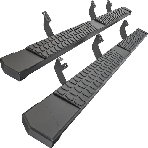 Vista 16 de Estribos de cabina doble compatibles con Dodge Ram 1500 2009-2018, Ram 2019-2024 1500 Classic (nuevo estilo de cuerpo no es compatible), Ram
