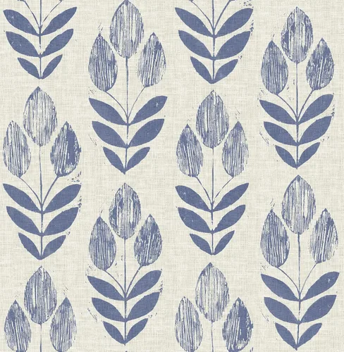 Vista 8 de NuWallpaper NU2459 - Empapelado adhesivo Folk Tulip, Neutro