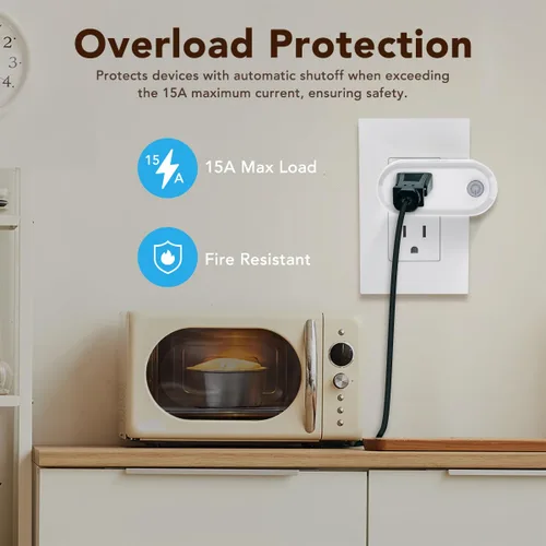 Vista 5 de NEO Z-Wave Plus Smart Mini Plug, toma compacta Z-Wave para automatización del hogar, funciona con Smartthings, función básica de encendido/apagado