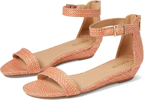 Vista 11 de Kenneth Cole REACTION Sandalias de cuña Viber de 2 piezas para mujer Negro
