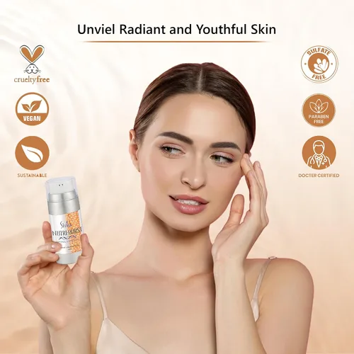 Vista 4 de Shira Nutriburst Retinol Power Duo Suero de ácido hialurónico ordinario para la piel, el retinol ayuda en la producción de colágeno para una piel