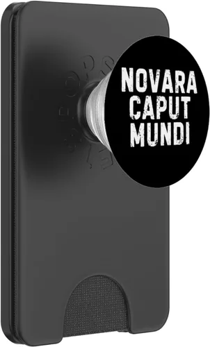 Vista 8 de Novara Caput Mundi Città Simpatica Uomo Donna Bambino PopSockets Adhesive PopGrip