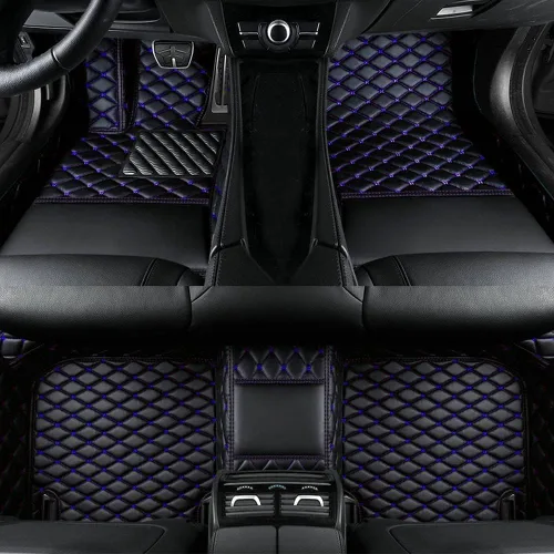 Vista 5 de Alfombrillas de cuero de lujo personalizadas para todo tipo de clima, para el 99 % de los sedán, SUV, automóvil deportivo, para hombres y mujeres