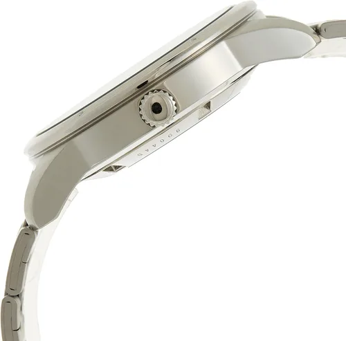 Vista 4 de Reloj analógico automático Seiko 5 de color platanegro de los hombres SNKN13J1
