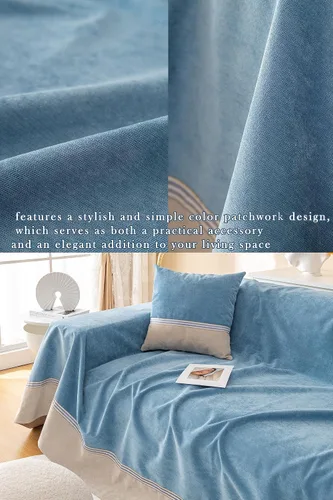 Vista 2 de Funda de sofá impermeable y antideslizante, protector de muebles resistente a las garras para gatos y perros, elegante funda de sofá a prueba