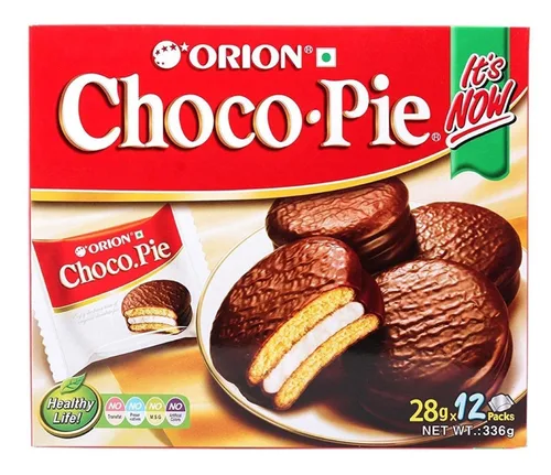 Vista 2 de Alfajor de chocolate con crema de malvaviscos Orion Choco Pie