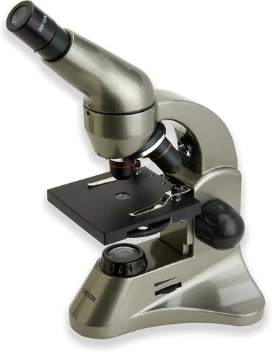 Vista 5 de Carson Microscopio compuesto para estudiantes 40x-400x para principiantes con adaptador universal para digiscopio para teléfonos inteligentes