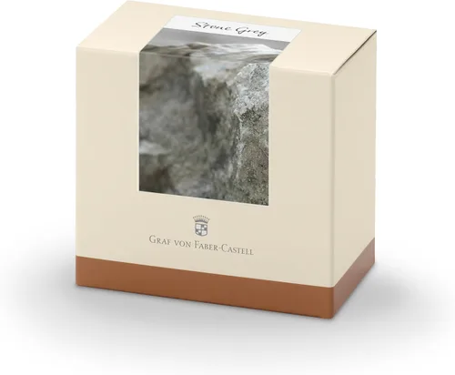 Vista 4 de Faber-Castell - Botella de tinta, color negro Gris (gris piedra)