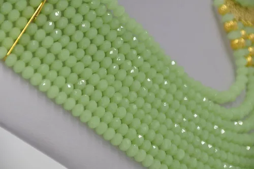 Vista 5 de Boda de Nigeria África Beads Verde Menta y dorado nupcial joyería Sets
